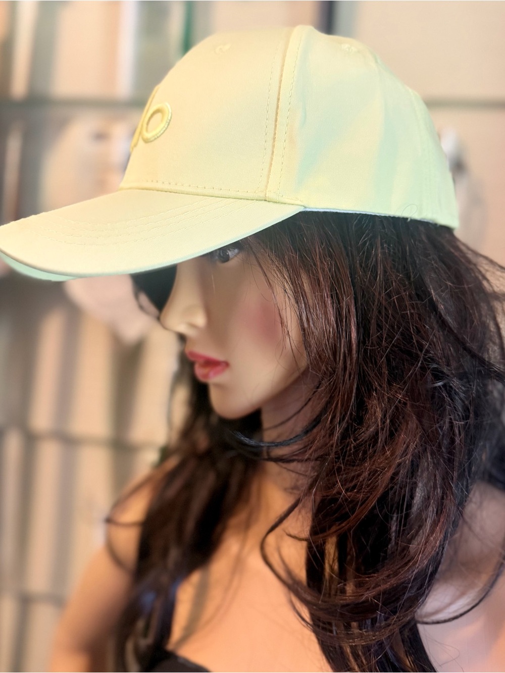 ALO Yoga Yellow/Green Embroidered Logo Baseball Cap - Picture 2 of 13